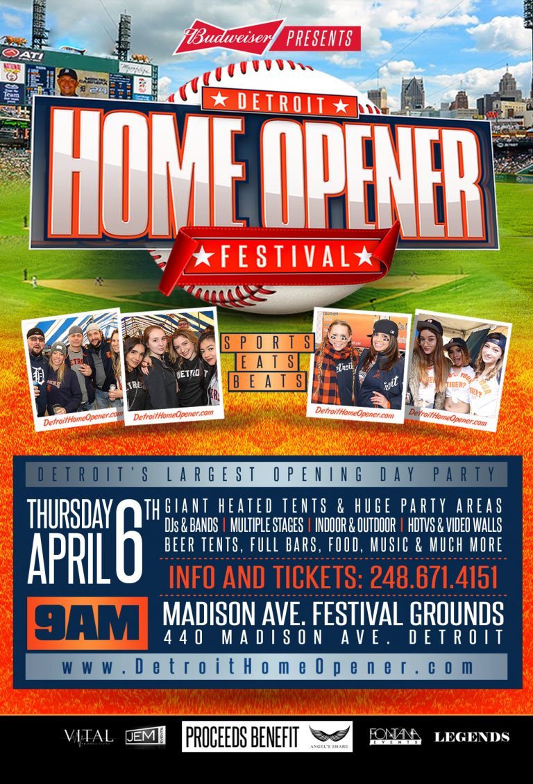 Detroit Home Opener Festival 2023 Detroit Home Opener